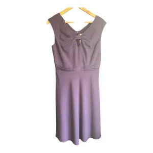 Calvin Klein Purple Bow Fronted Sleeveless Dress UK Size 8