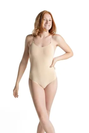 CAPEZIO 3532 CAMISOLE LEOTARD WITH CLEAR TRANSITION STRAPS