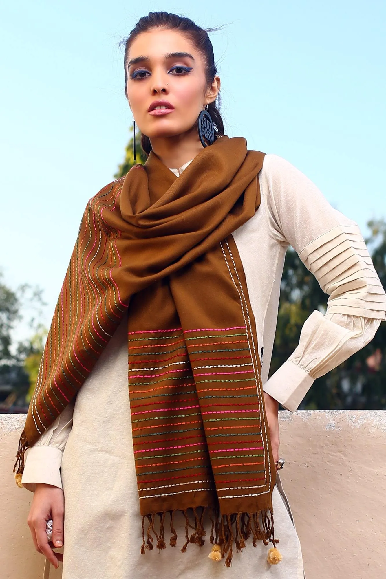 Caramel Drizzle (Shawl)