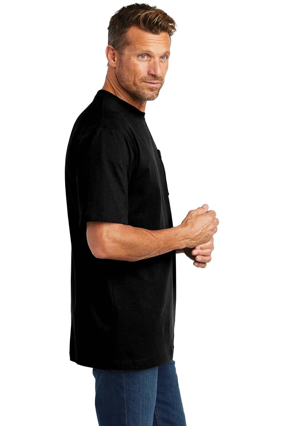 Carhartt Tall Workwear Custom Pockets T-Shirts, Black