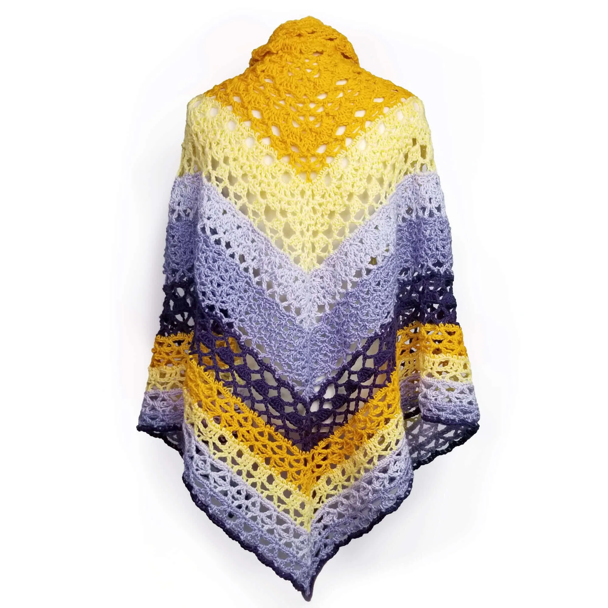 Caron Crochet Blue Moon Shawl