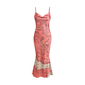 CARTE LUCAYOS DRESS-CORAL