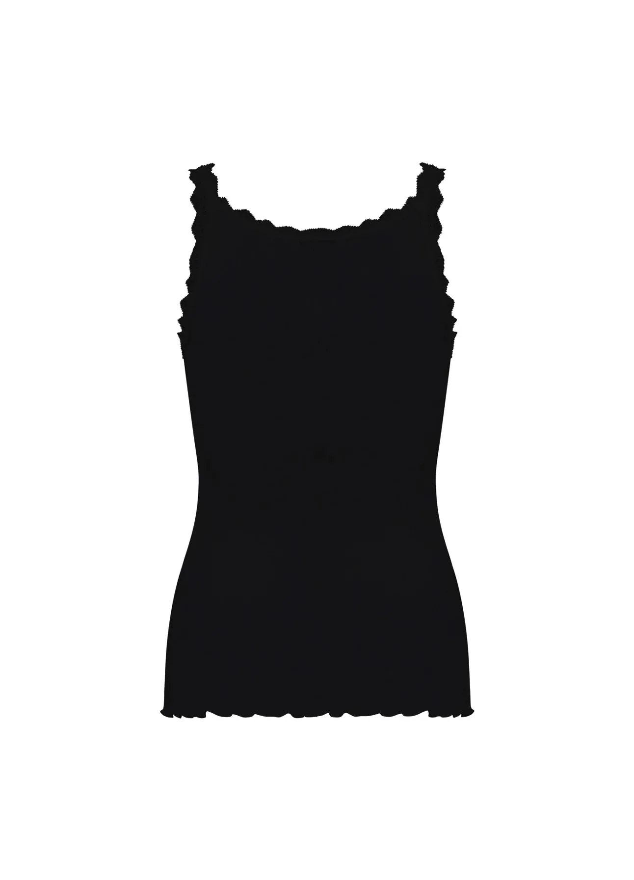 CC Heart - Poppy Silk Lace Camisole Black