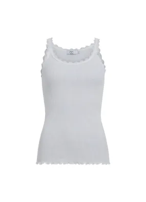 CC Heart - Poppy Silk Lace Camisole White