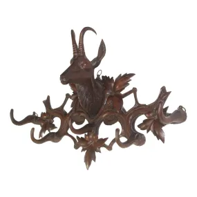 Chamois Goat Coat Rack