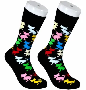 Colourful Cat Socks