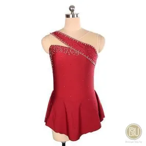 Competition Skating Dress Sleeveless Available in 20 Colors