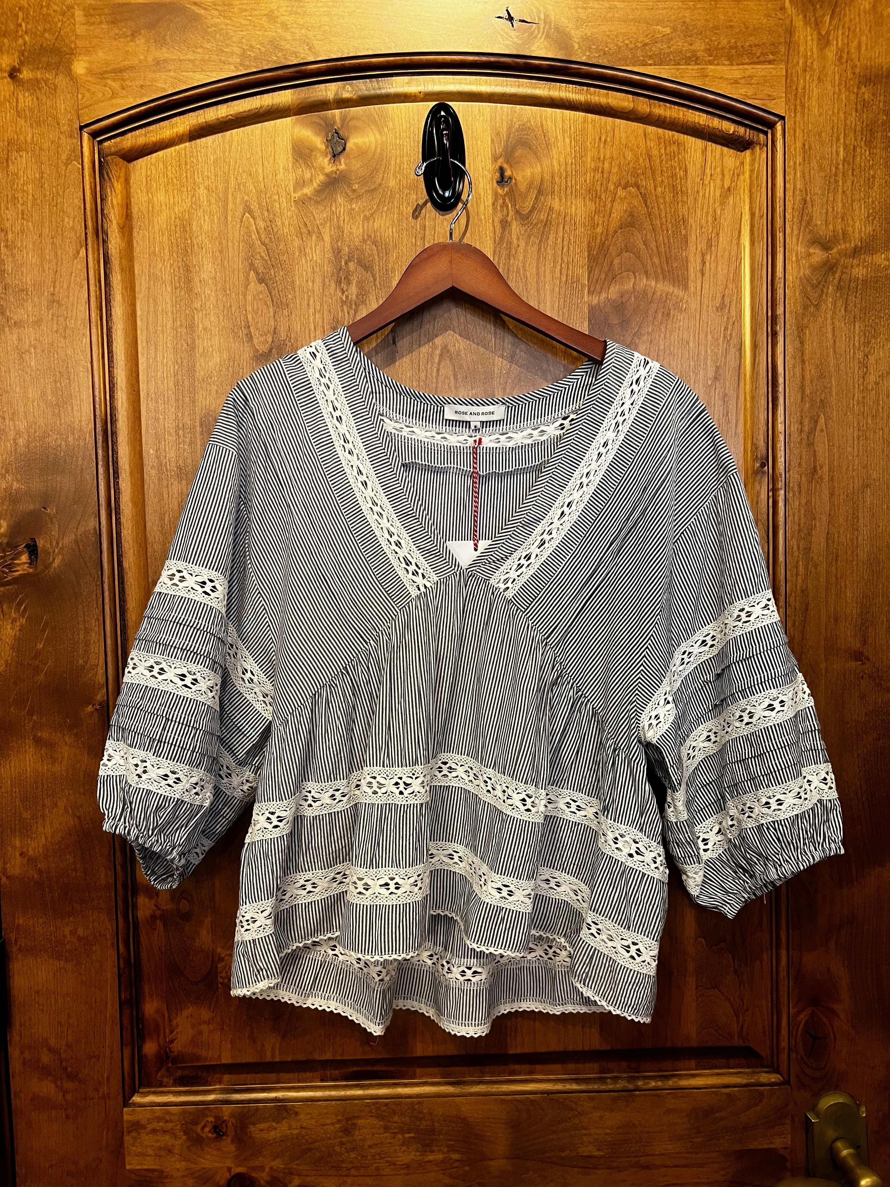 Cotton Lace Folk Top