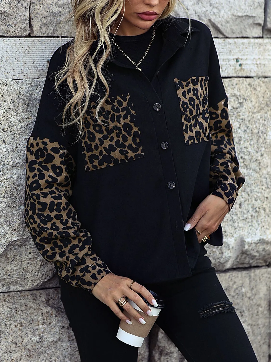 Crazy Girl Leopard Shacket