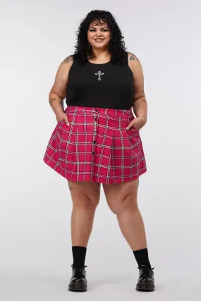 Curve Tartan Skater Skirt