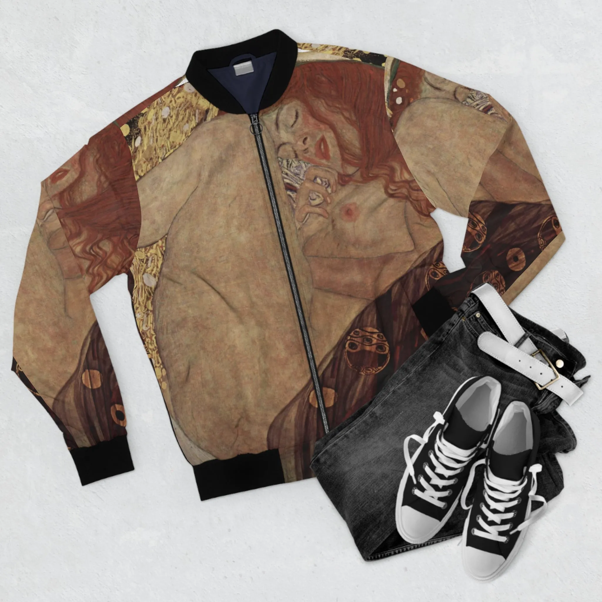 Danae Gustav Klimt Bomber Jacket