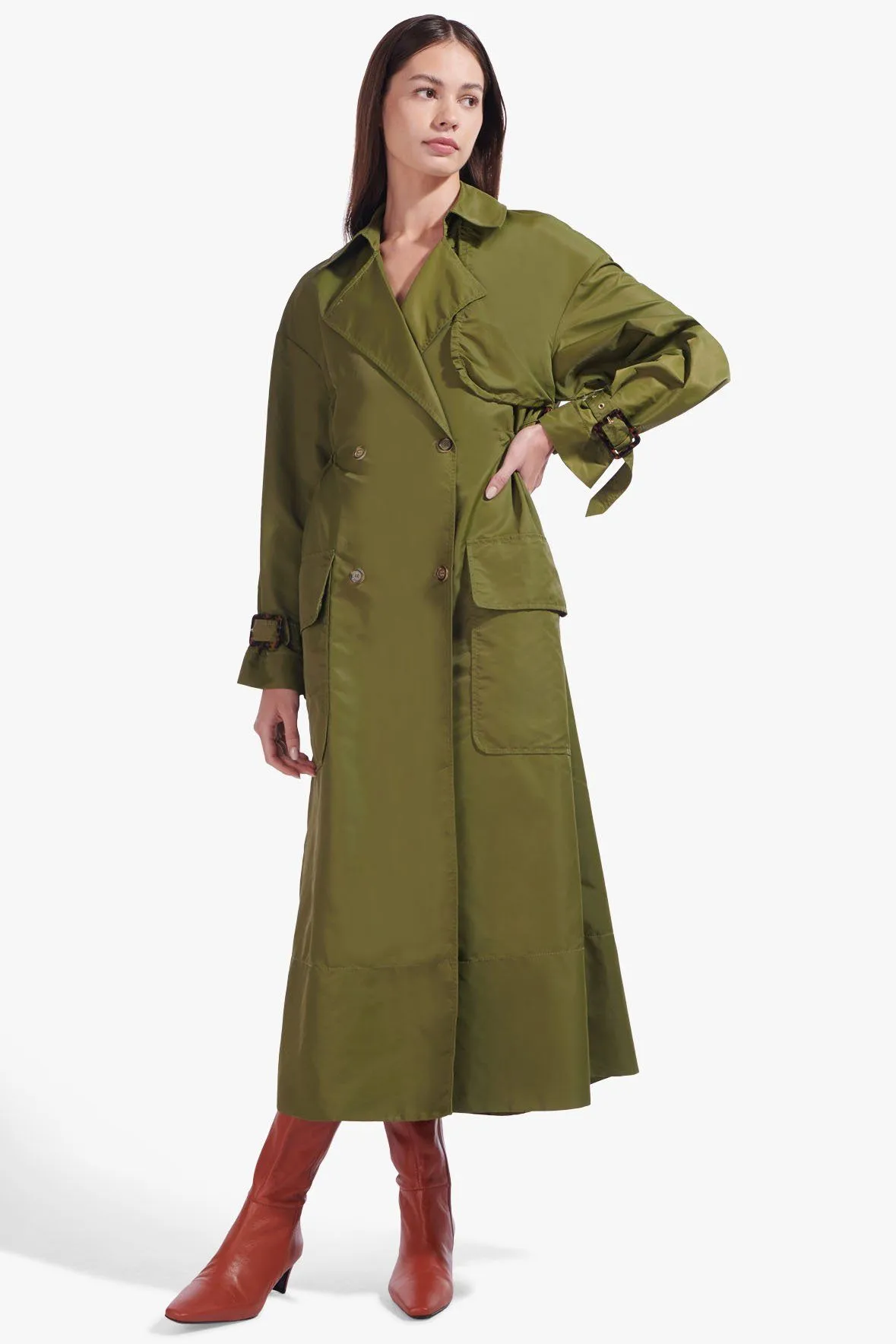 DAWN COAT | OLIVE