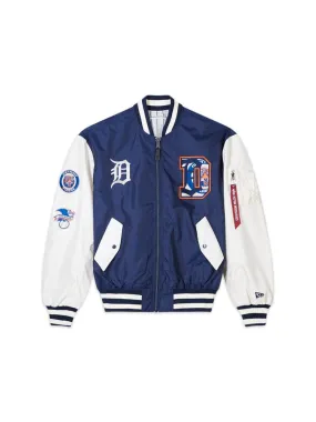 DETROIT TIGERS X ALPHA X NEW ERA L-2B BOMBER JACKET