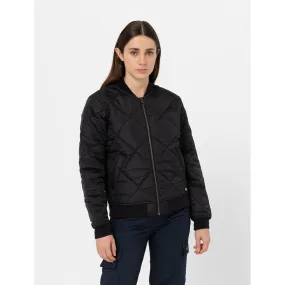 Dickies Quilted Bomber Jacket  Black