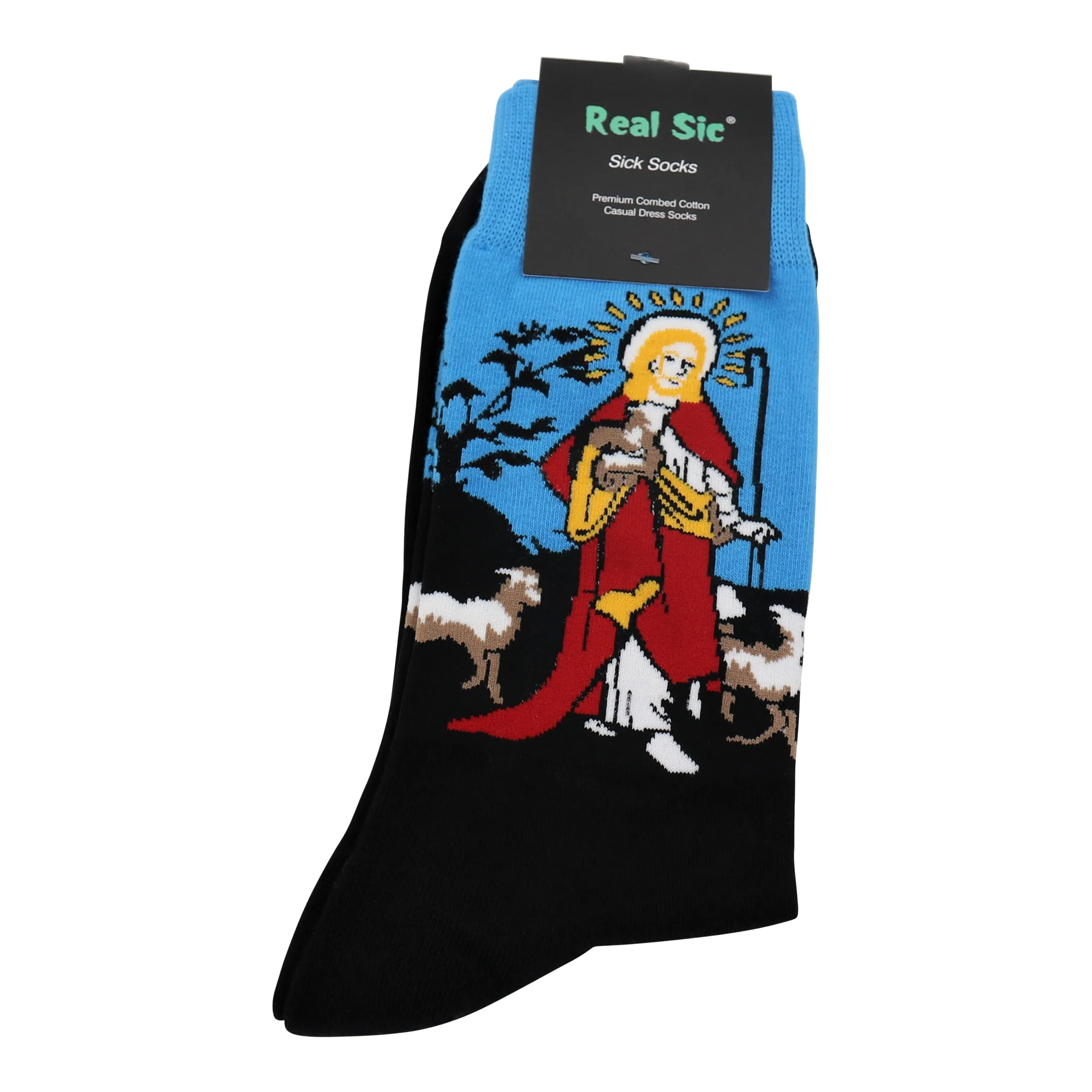 Dress Casual Sick Socks -Jesus The Good Shepherd