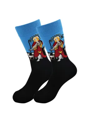 Dress Casual Sick Socks -Jesus The Good Shepherd