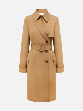 EP YAYING Mid-Length Trench Coat