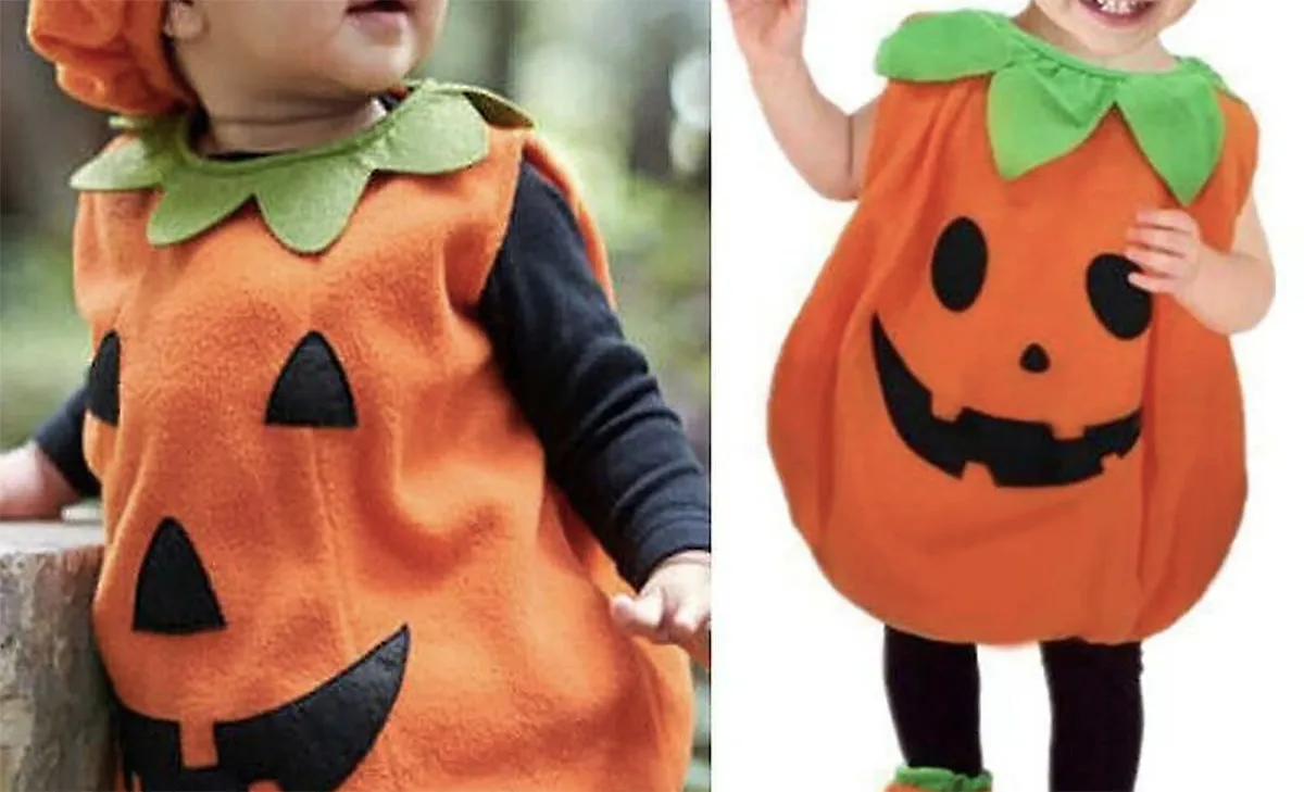 FancyDressWale halloween dress for Girls and Boys pumpkin witch ghost theme costume party