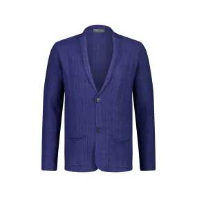 Ferrante Relaxed Jacket in MID BLUE