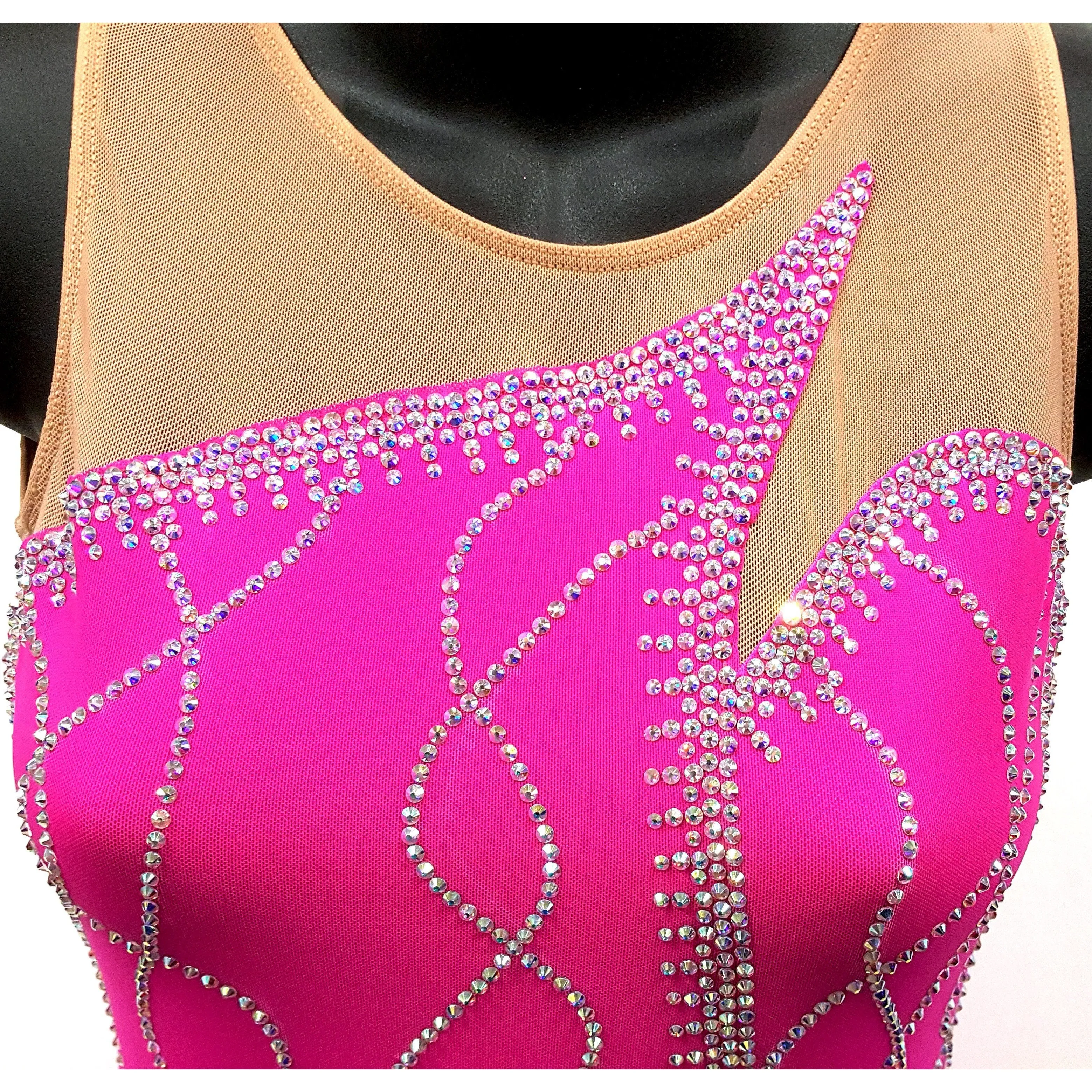 Figure Skating Dress - 100's Crystals SU250 Available 6 Colours