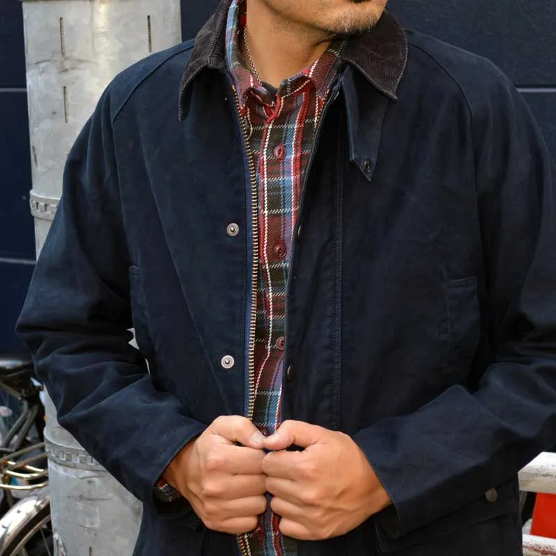 FOB FACTORY "F2361" MOLESKIN RIDING JACKET