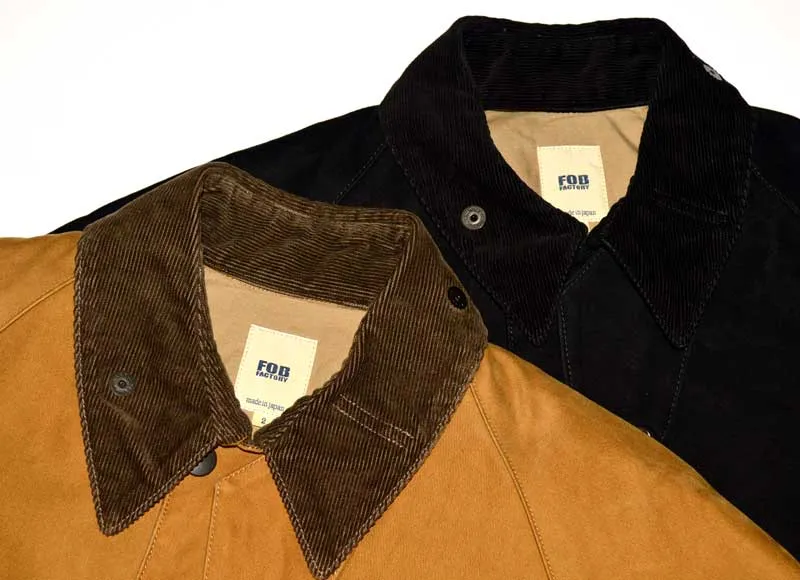 FOB FACTORY "F2361" MOLESKIN RIDING JACKET