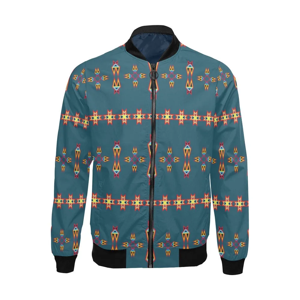 Four Directions Lodges Ocean Bomber Jacket for Men