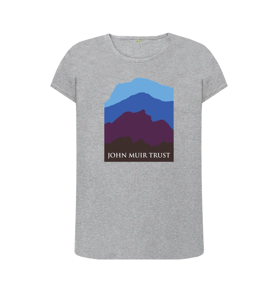 Four Mountains Women's T-shirt - New Blue