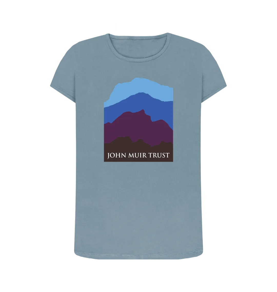 Four Mountains Women's T-shirt - New Blue