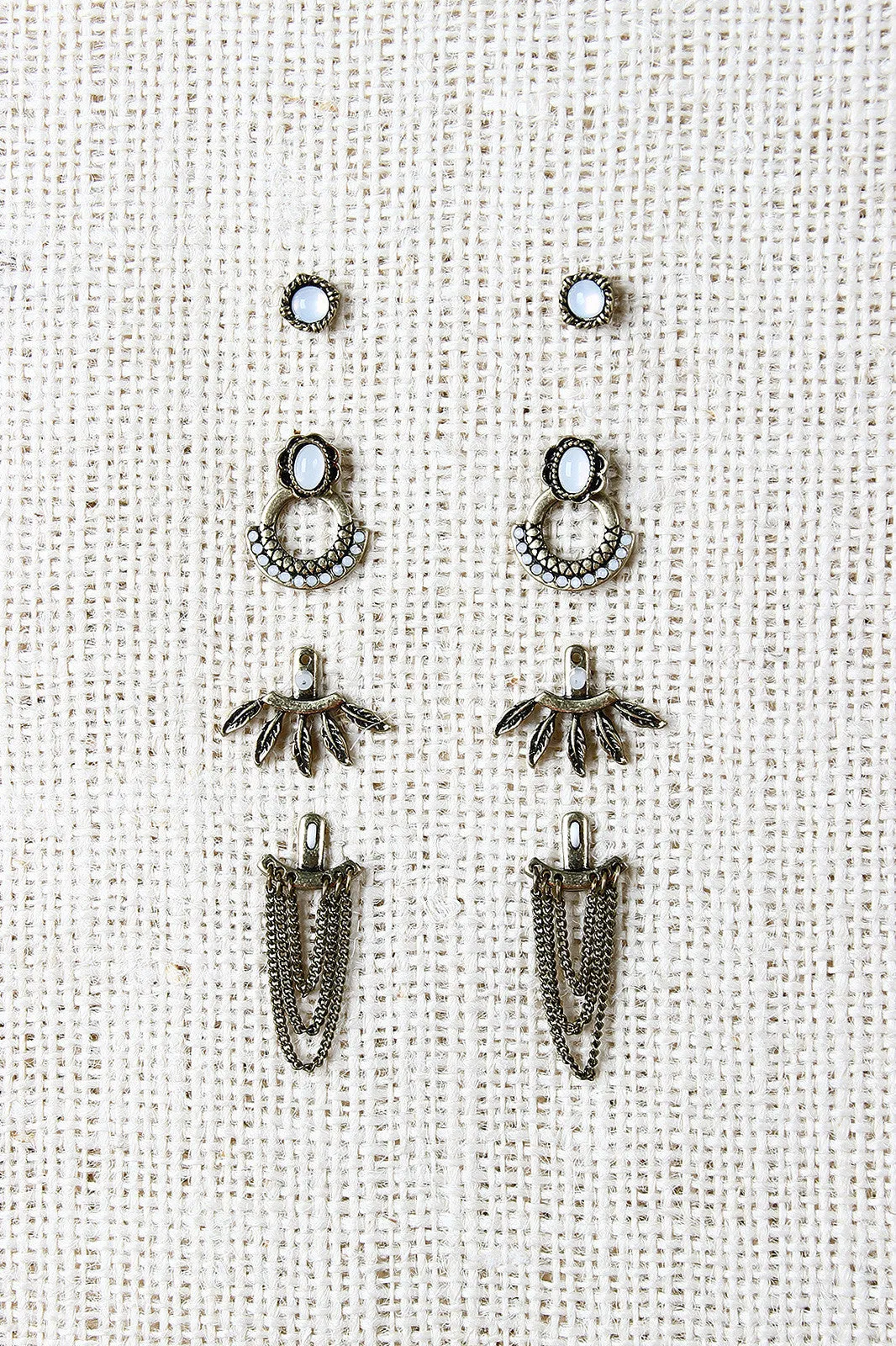 Free Bird Ear Jacket Earrings Set