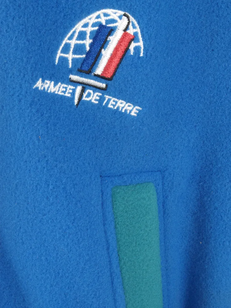 French Army Two-tone Blue Fleece Track Suit - unissued