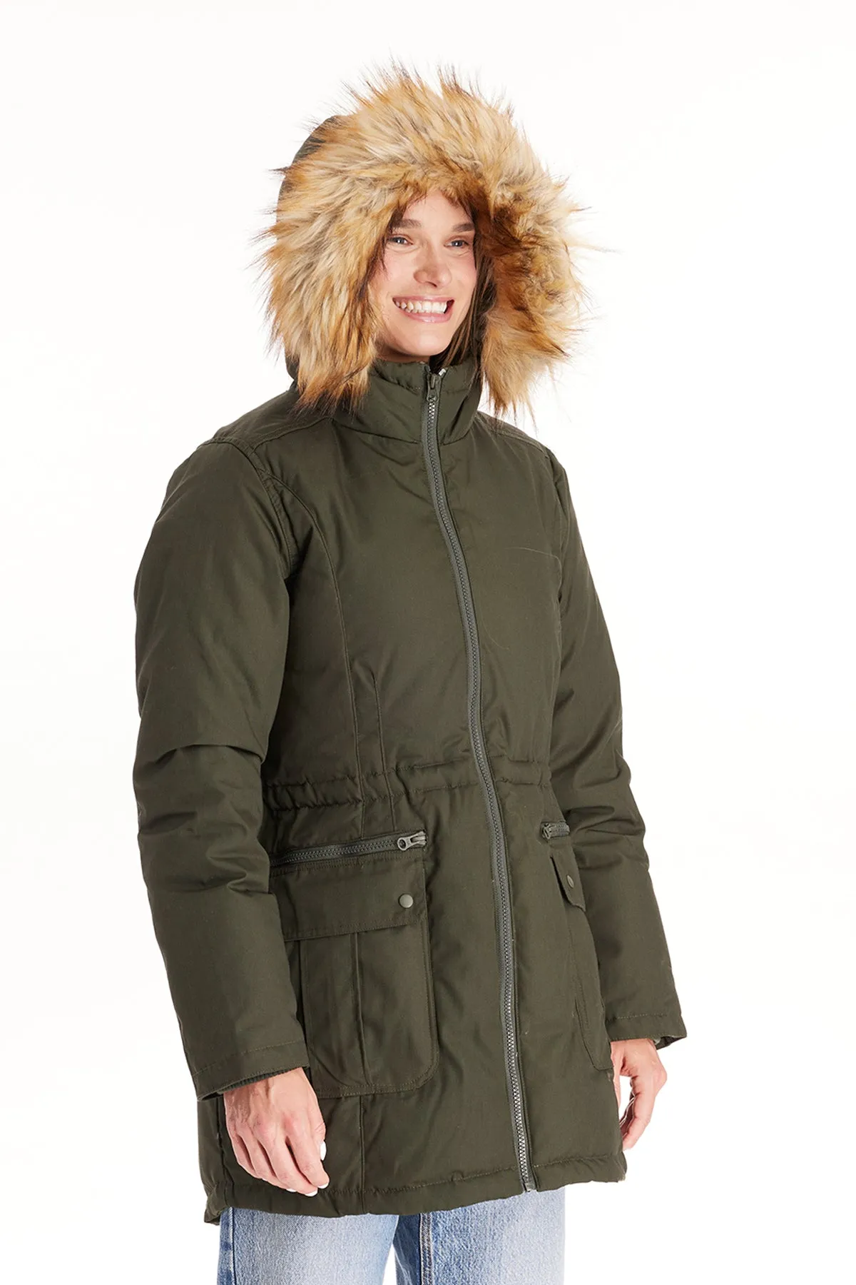 Gabardine Down Winter Parka