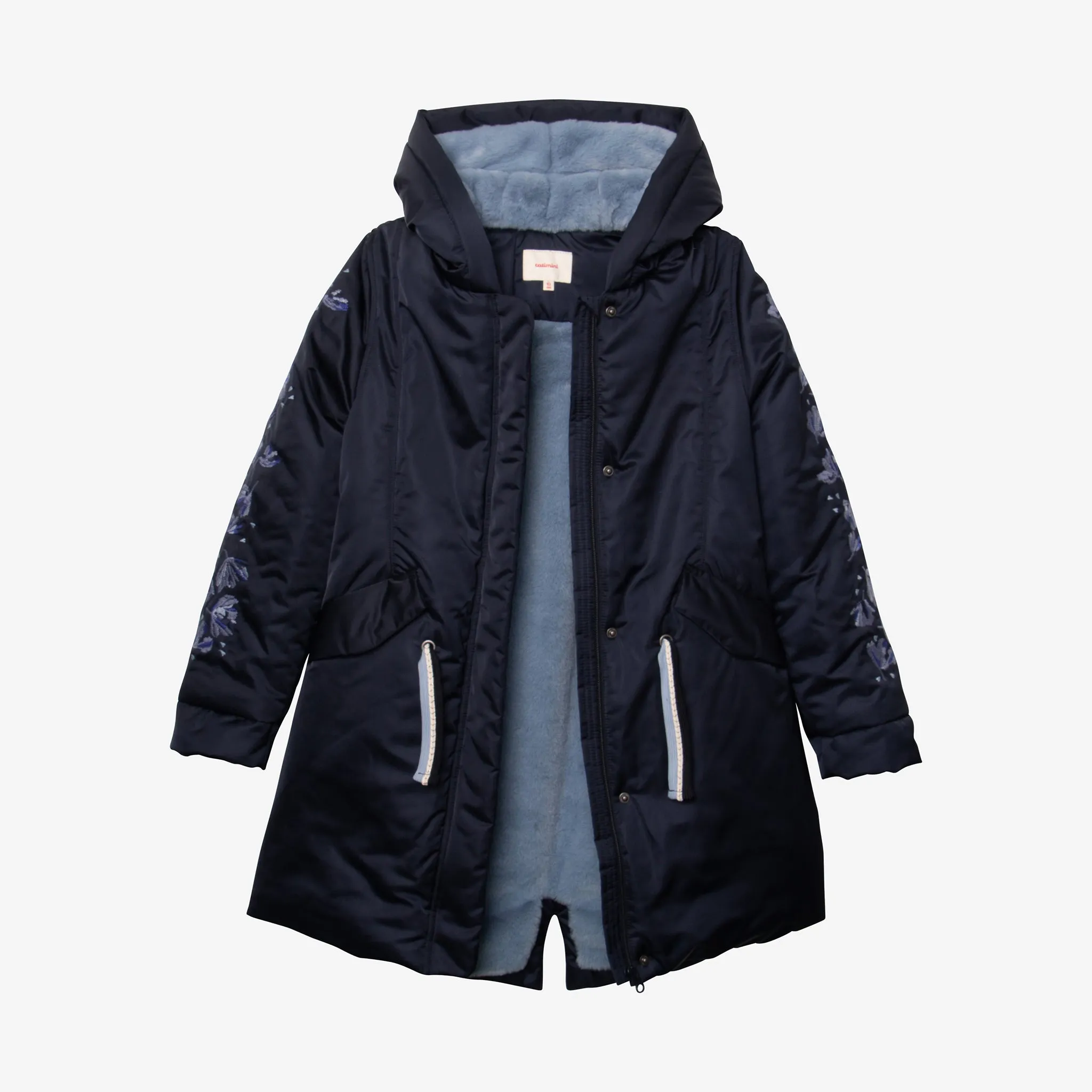 Girl navy parka