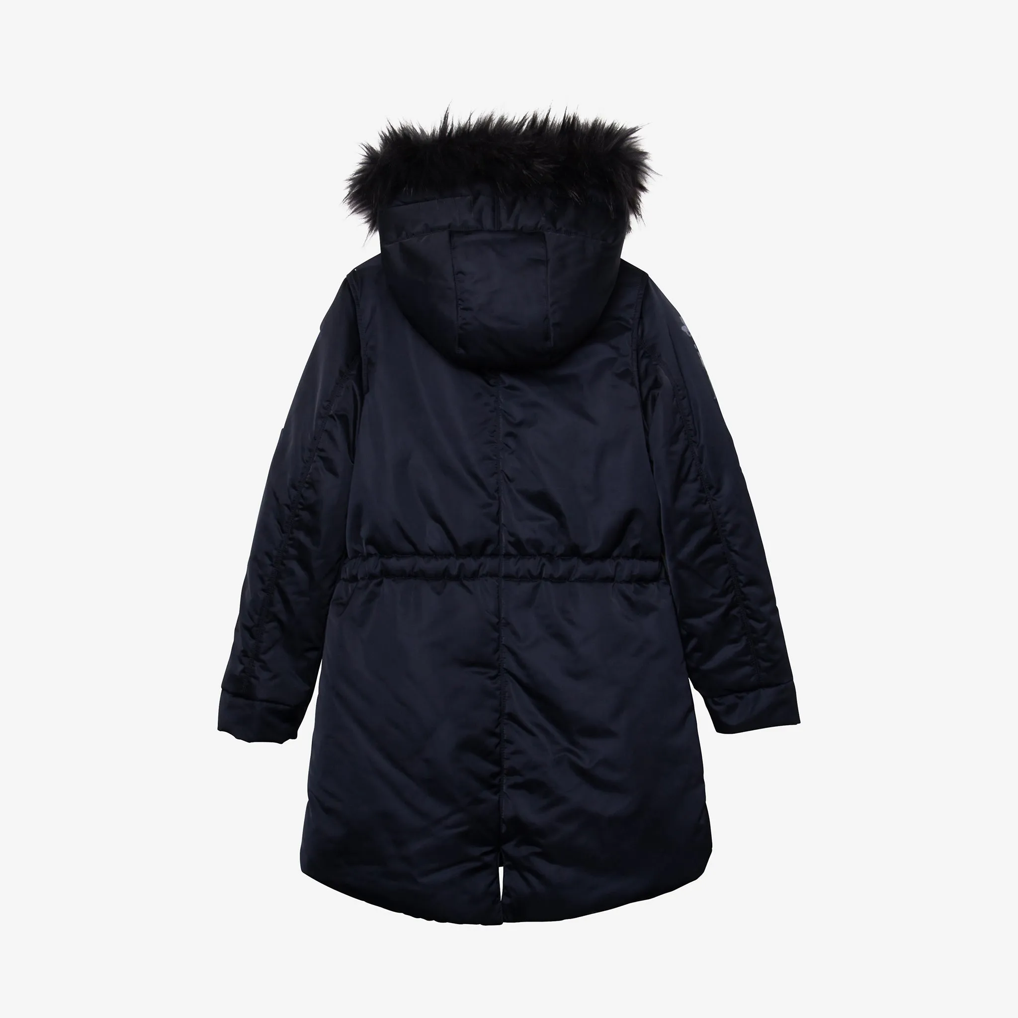 Girl navy parka