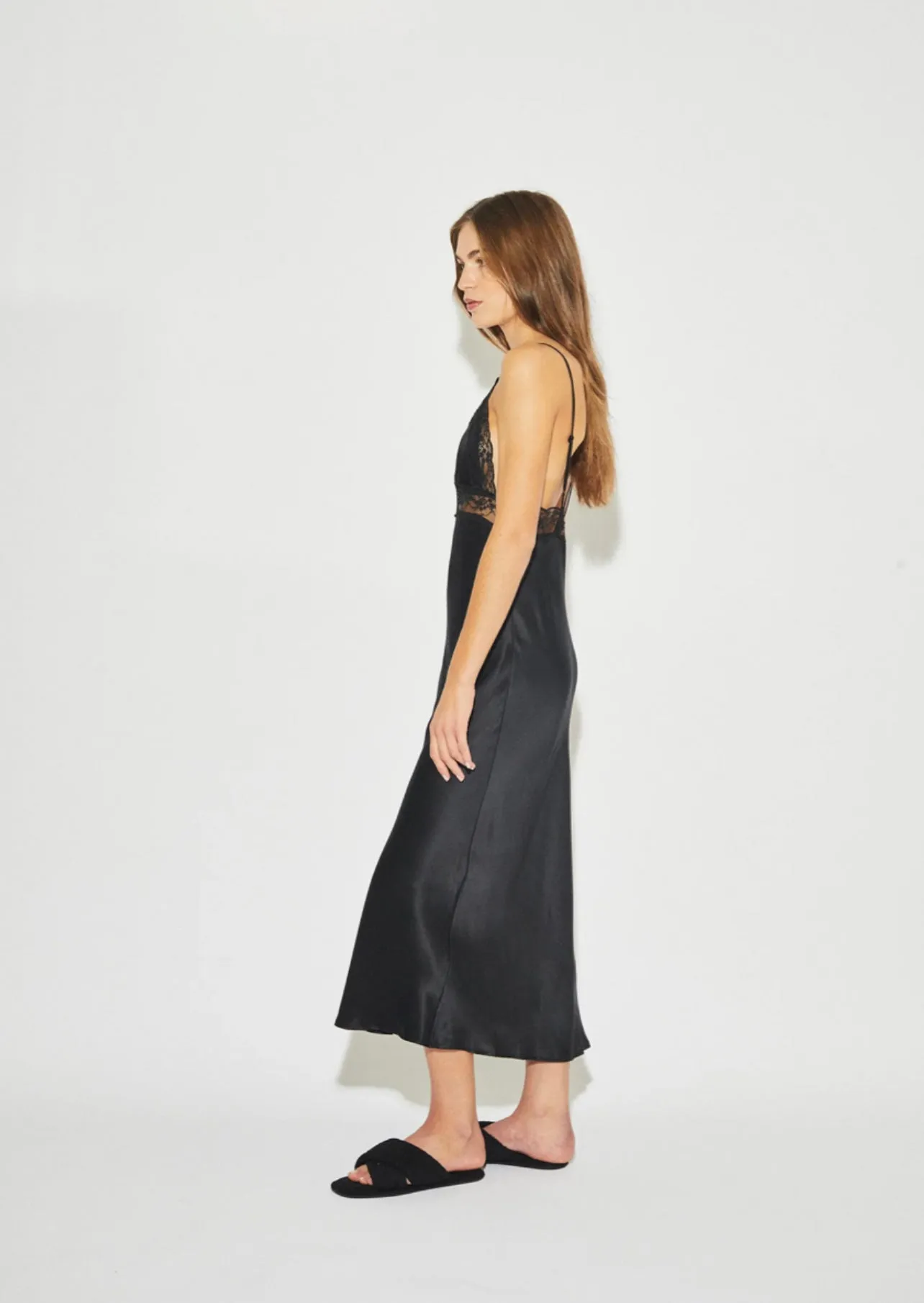 GIRL NEXT DOOR MIDI - BLACK