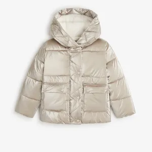 Girls' gold parka