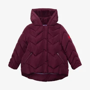 Girls' purple parka