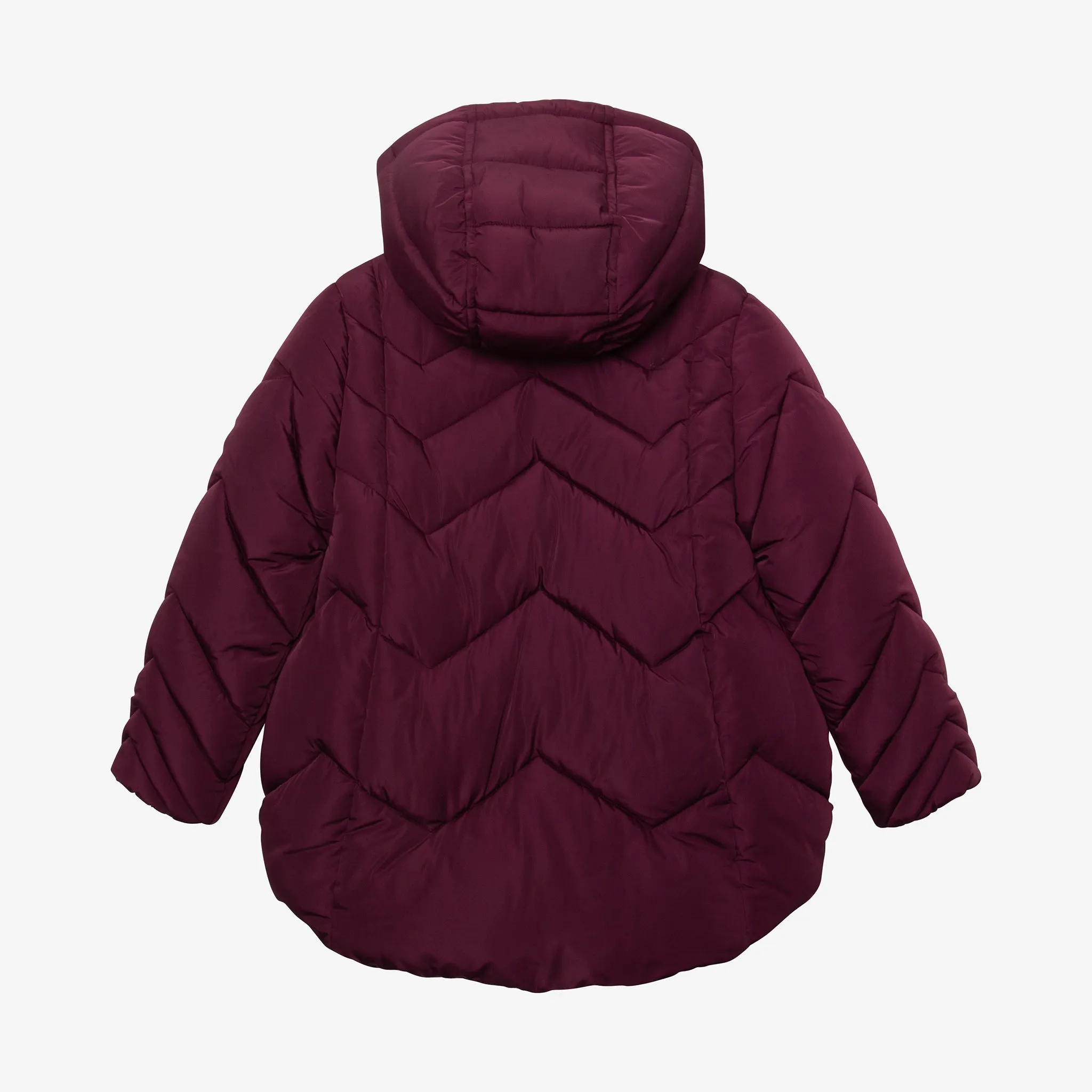 Girls' purple parka