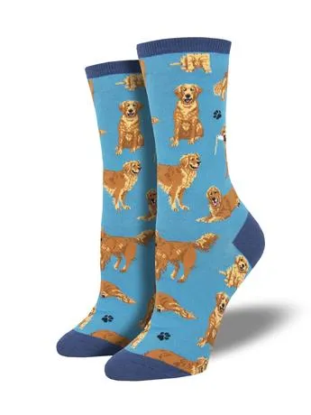 Golden Retriever Women's Crew Socks