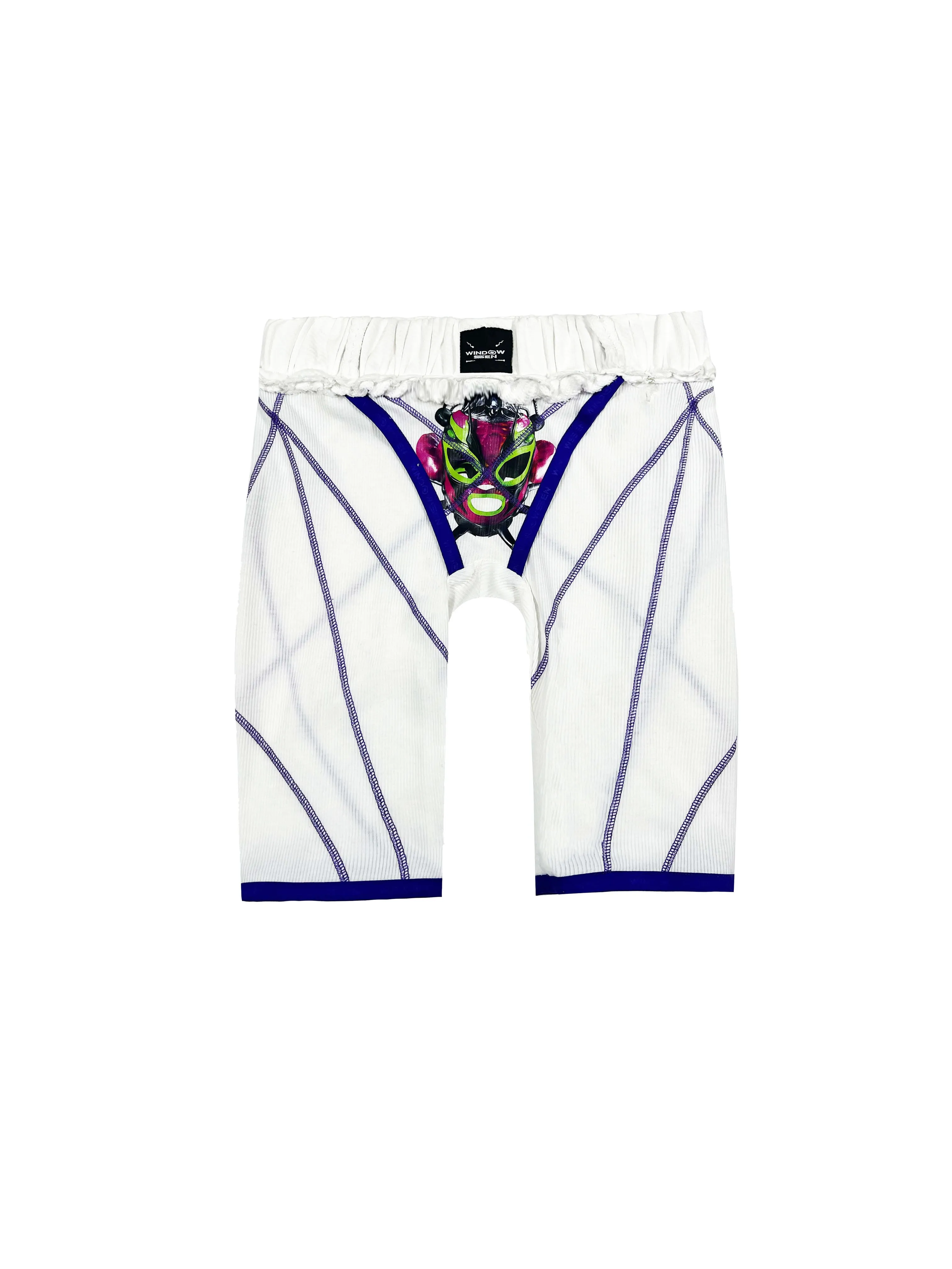 GRAPHIC RIB CYCLING SHORTS