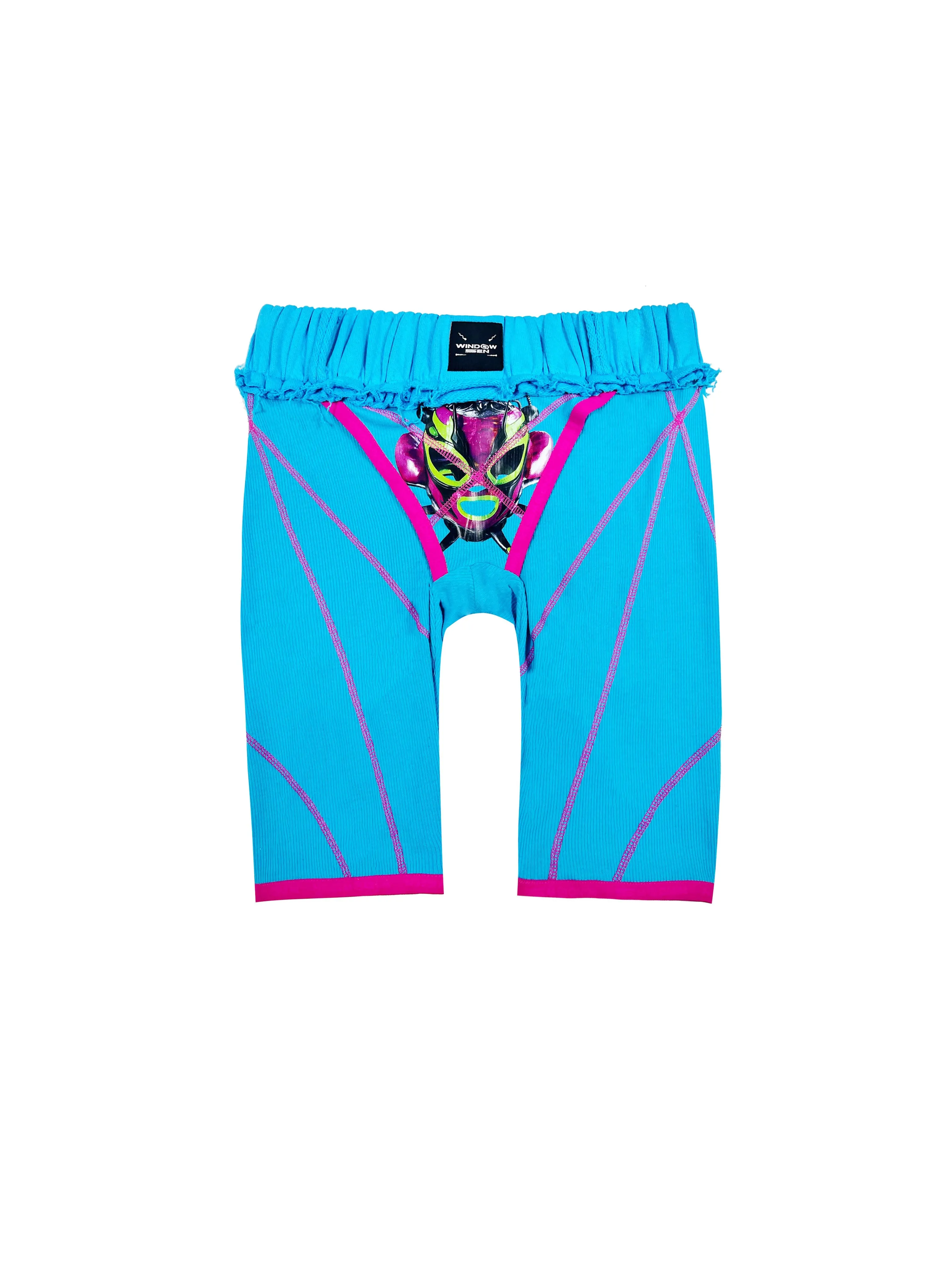 GRAPHIC RIB CYCLING SHORTS