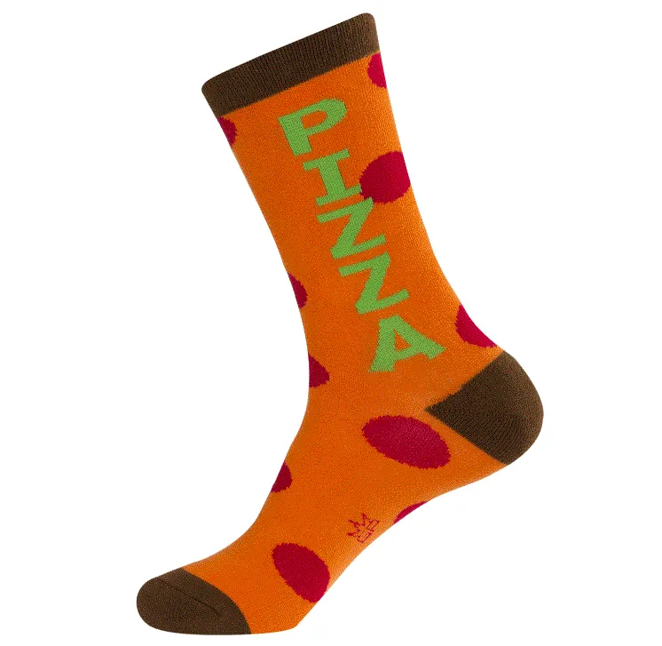 Gumball Poodle Unisex Crew Socks - Pizza