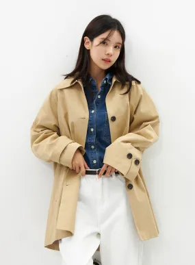 Half Trench Coat OS310