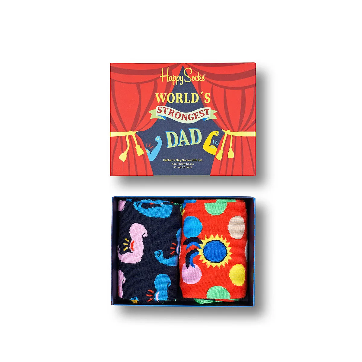 Happy Socks  | Fathers Day Gift Set | 2 Pack