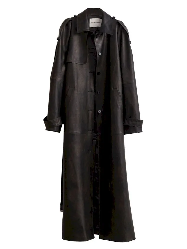 Heavyweight Extra Long Trench Coat【s0000007259】