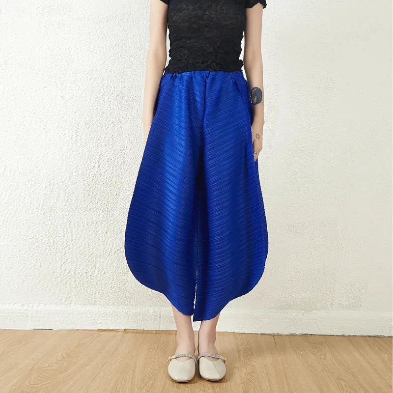 HEYFANCYSTYLE Tokyo Pleated Balloon Ankle Pants