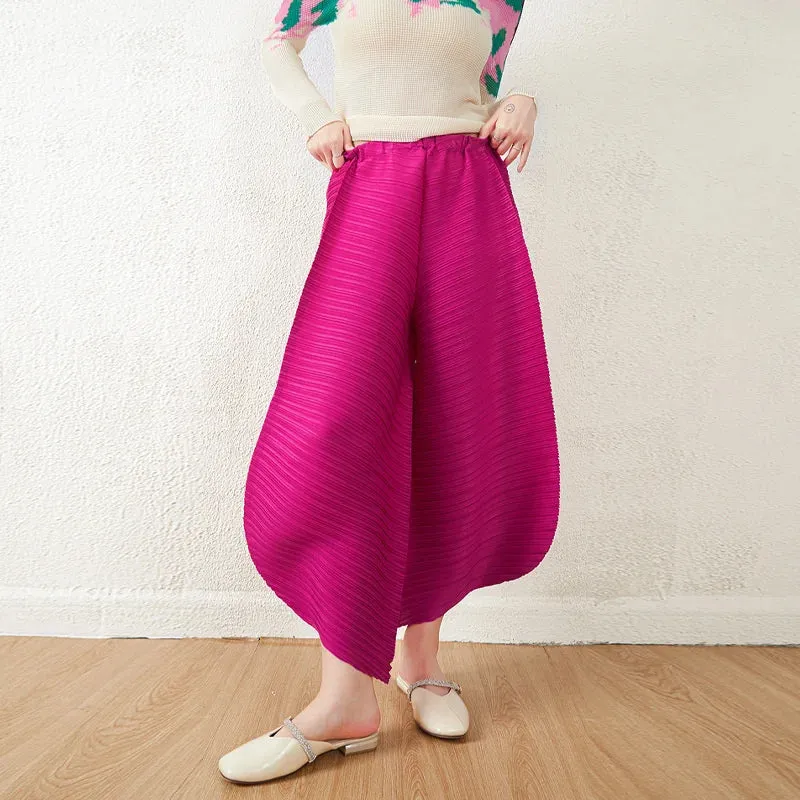 HEYFANCYSTYLE Tokyo Pleated Balloon Ankle Pants