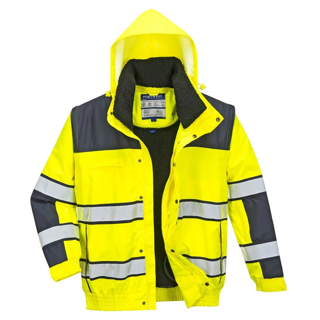 Hi Vis Classic Bomber Jacket C466