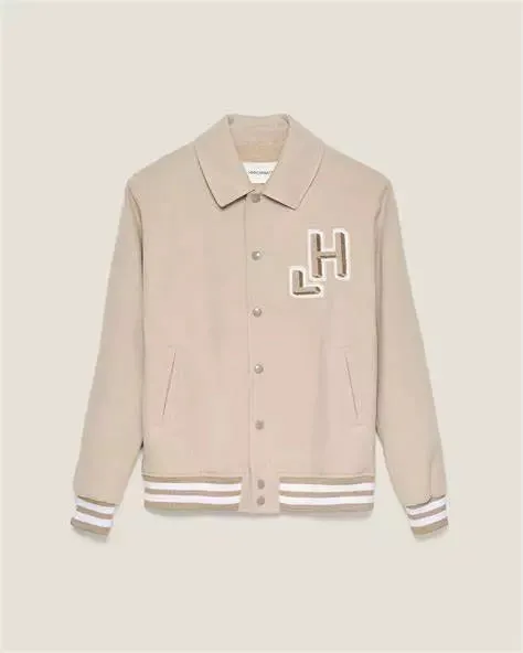 Hinnominate Beige Polyester Jackets & Coat