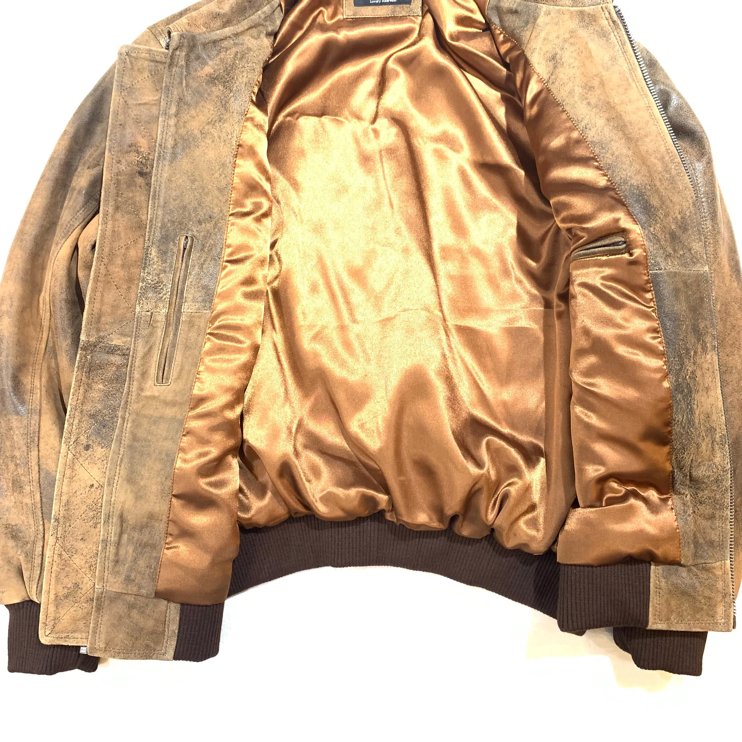 Kashani Jungle Lambskin Hooded Bomber Jacket